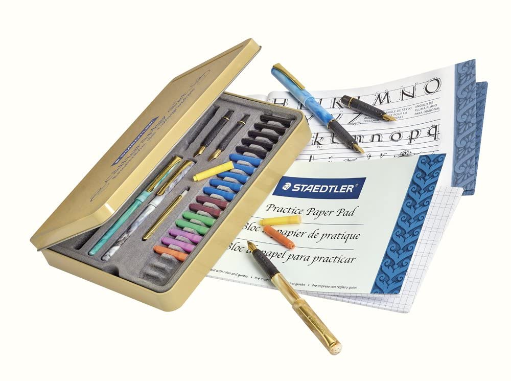 33-Pc Staedtler Deluxe Calligraphy Pen Set $5.95 + Free Shipping w/ Walmart+ or $6.20 + Free Shipping w/ Amazon Prime