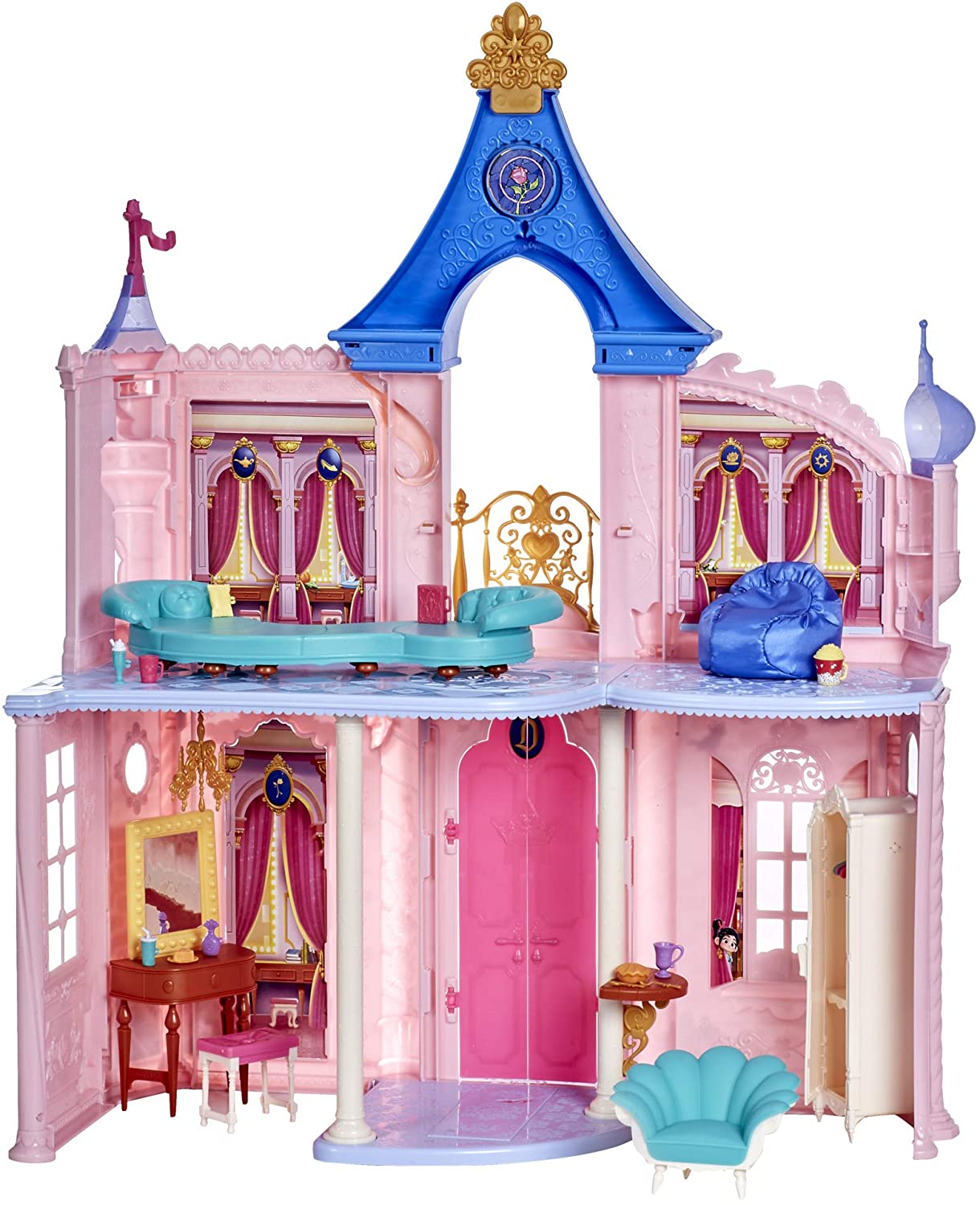 3.5' Disney Princess Fashion Doll Castle w/ 16 Accessories & 6 Pieces of Furniture $49 + Free Shipping