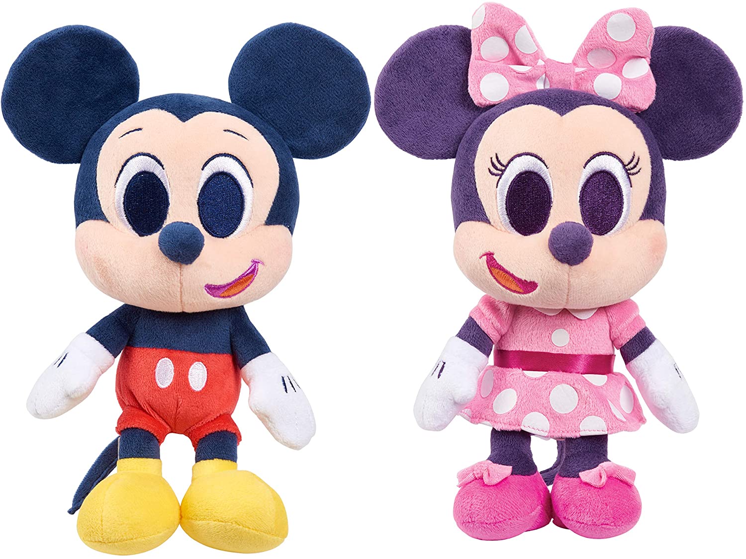 2-Pc Disney Junior Music Lullabies 9" Mickey Mouse & Minnie Mouse Plush Set w/ Sounds $10 + Free Shipping w/ Amazon Prime or Orders $25+