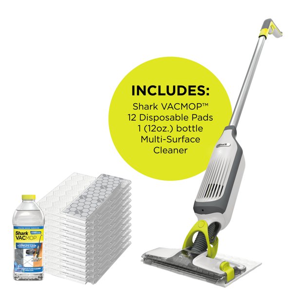 Shark VM200P12 VACMOP Cordless Hard Floor Vacuum Mop w/ 12 Disposable Pads & 12-Oz Multi-surface Cleaner $49.90 + Free Shipping