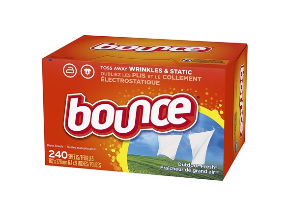 240-Ct Bounce Fabric Softener Sheets (Outdoor Fresh) $5.50 + Free Shipping w/ Amazon Prime