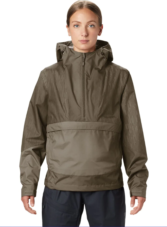 Mountain Hardwear Women's Bridgehaven Anorak Jacket (Raw Clay) 48