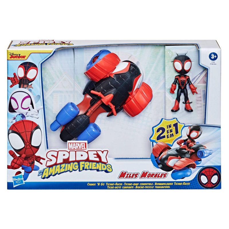 Marvel Spidey & His Amazing Friends Miles Morales 2-in-1 Change 'n Go Techno-Racer $11 + Free Shipping w/ Amazon Prime or Orders $25+
