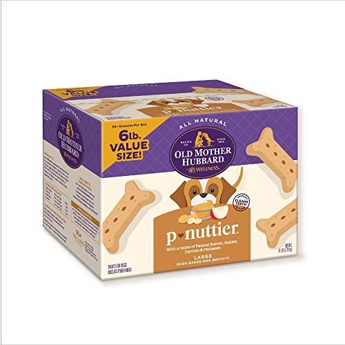 6-Lbs Old Mother Hubbard P-Nuttier Crunchy Dog Treats (Large) $10.70 w/ S&S + Free Shipping w/ Amazon Prime or Orders $25+
