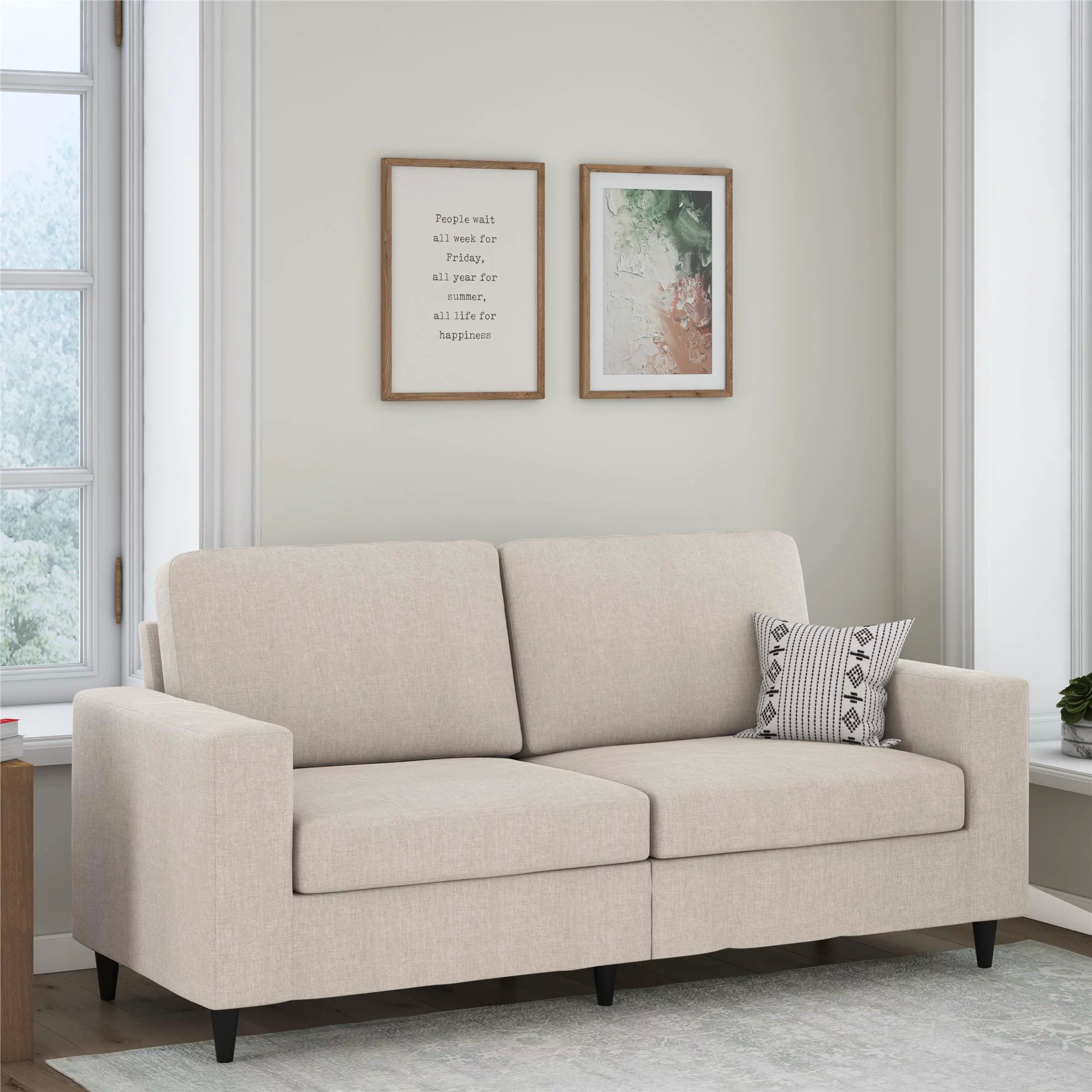 75" DHP Cooper 3-Seater Sofa (various colors) $198 + Free Shipping