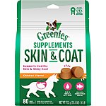 80-Ct Greenies Skin & Coat Supplement for Dogs 2 for $28.45 &amp; More w/ Autoship &amp; Save + Free S&amp;H on $49+