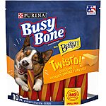 10-Pack Purina Busy Bone w/ Beggin' Twist'd Cheddar &amp; Hickory Smoke Dog Treats $2.20 w/ S&amp;S + Free Shipping w/ Amazon Prime or Orders $25+