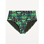 Old Navy Women's Swimwear: High-Waisted Bikini Bottoms (Palm Green) $3.73, Bandeau Swim Top (Palm Green) $6.35 &amp; More + Free Shipping $50+