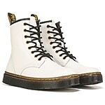 Dr. Martens Women's Zavala Combat Boot (White Leather) $60 + Free Shipping