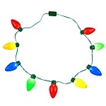 Celebrate It Christmas Lights LED Necklace $1.86, Light Up Reindeer Nose $1.49, Green Light Bulb LED Earrings $2.61 &amp; More + Free Store Pickup at Michaels or Free Shipping $49+