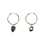 Madden NYC Women's Gold Tone Heart and Star Charm Hoop Earrings $2 + Free S&amp;H w/ Walmart+ or on $35+