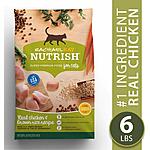 6-Lb Rachael Ray Nutrish Super Premium Dry Cat Food (Real Chicken & Brown Rice) $6 w/ S&amp;S + Free S&amp;H &amp; Much More