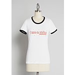 Modcloth Extra 50% Off Sale: Women's I Am A Voter Tee $6, This Swan's For You Scarf $10 &amp; More + F/S $49+