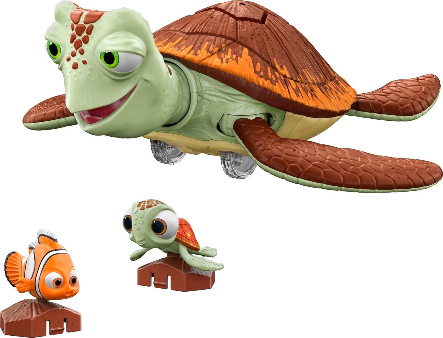 Mattel Finding Nemo Chat ‘n Cruise Talking & Moving Crush w/ Interactive Nemo & Squirt Figures $11.80 + Free Shipping w/ Prime or on $35+