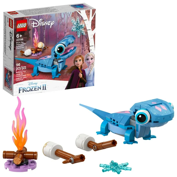 96-Piece LEGO Disney's Frozen II Bruni the Salamander Building Set $7.50 + Free S&H w/ Walmart+ or $35+