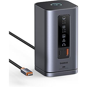 Baseus Spacemate 11-in-1 Docking Station w/ 100W PD & Triple 4K Monitor Extension $79.99 + Free Shipping