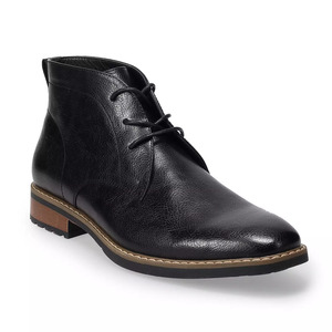 Sonoma Goods for Life Men's Ledger Chukka Boots (Black) $12.74 + Free Store Pickup at Kohl's or Free S&H on $49+