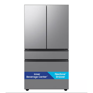 Samsung 29 cu ft Bespoke Standard Depth 4-Door French Door Refrigerator with Beverage Center (Stainless Steel) $1698 + $39 Delivery