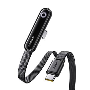 Prime Members: 3.3' Baseus 100W USB C to Right-Angle USB C Charging Cable  + Free Shipping