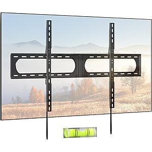 PUTORSEN Heavy Duty 275lbs Capacity Slim Fixed TV Wall Mount for 37"-140" TVs (1200x800 VESA) $35.99 + Free Shipping
