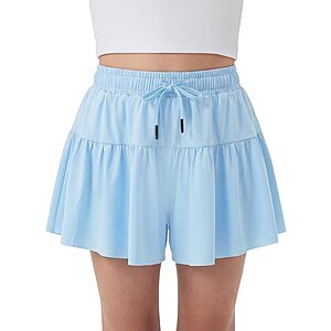 Stelle Girls' 2-in-1 Butterfly Athletic Shorts w/ Pocket (various colors) $8.49 + Free Shipping w/ Prime or on $35+
