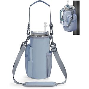 Sportsnew Magnetic Crossbody Carrier Bag for Tumblers up to 40-Oz (2 Colors)