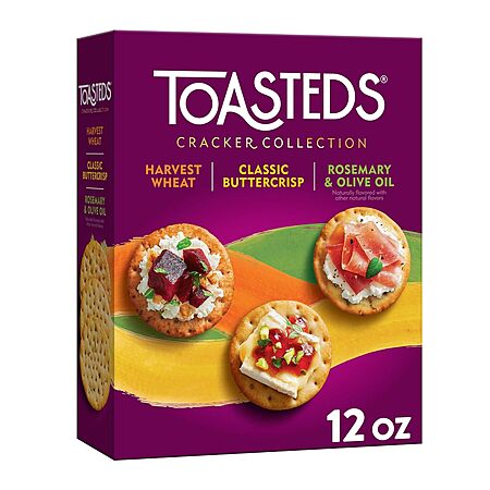12-Oz Toasteds Crackers for $1.76!