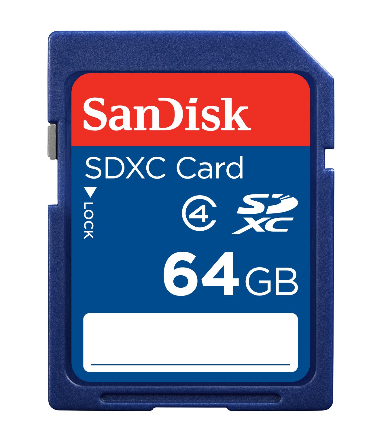 64GB SanDisk 64GB Class 4 SDXC Flash Memory Card - 2 for $10 + Free Shipping w/ Amazon Prime