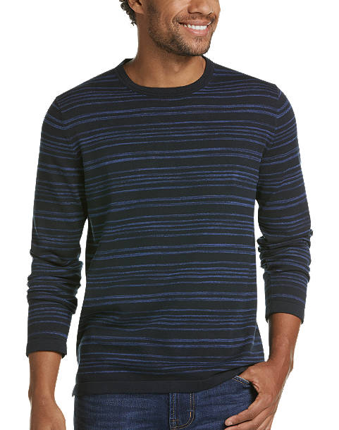 Joe Joseph Abboud Dye Stripe Slim Fit Sweater L Or Xl