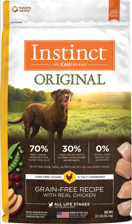 New Chewy Autoship Customers: 45-lbs Instinct Original Grain-Free w/ Real Chicken Dry Dog Food $49.25 + Free Shipping