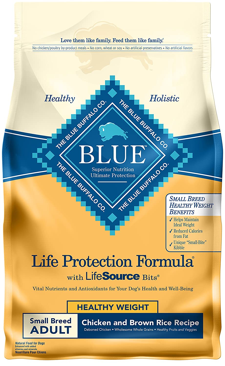 6-Lbs Blue Buffalo Life Protection Formula Healthy Weight Small Breed Dog Food $10.45 w/ S&S + Free Shipping
