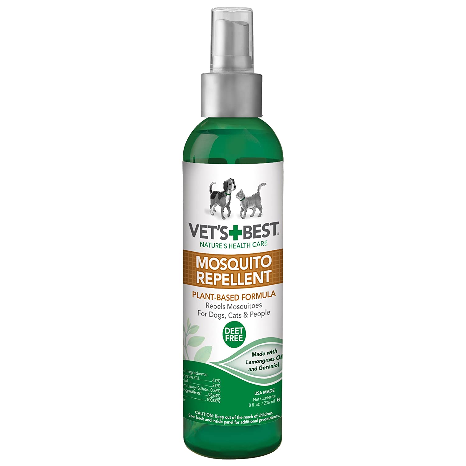 8oz Vet S Best Mosquito Repellent Spray For Dogs Cats