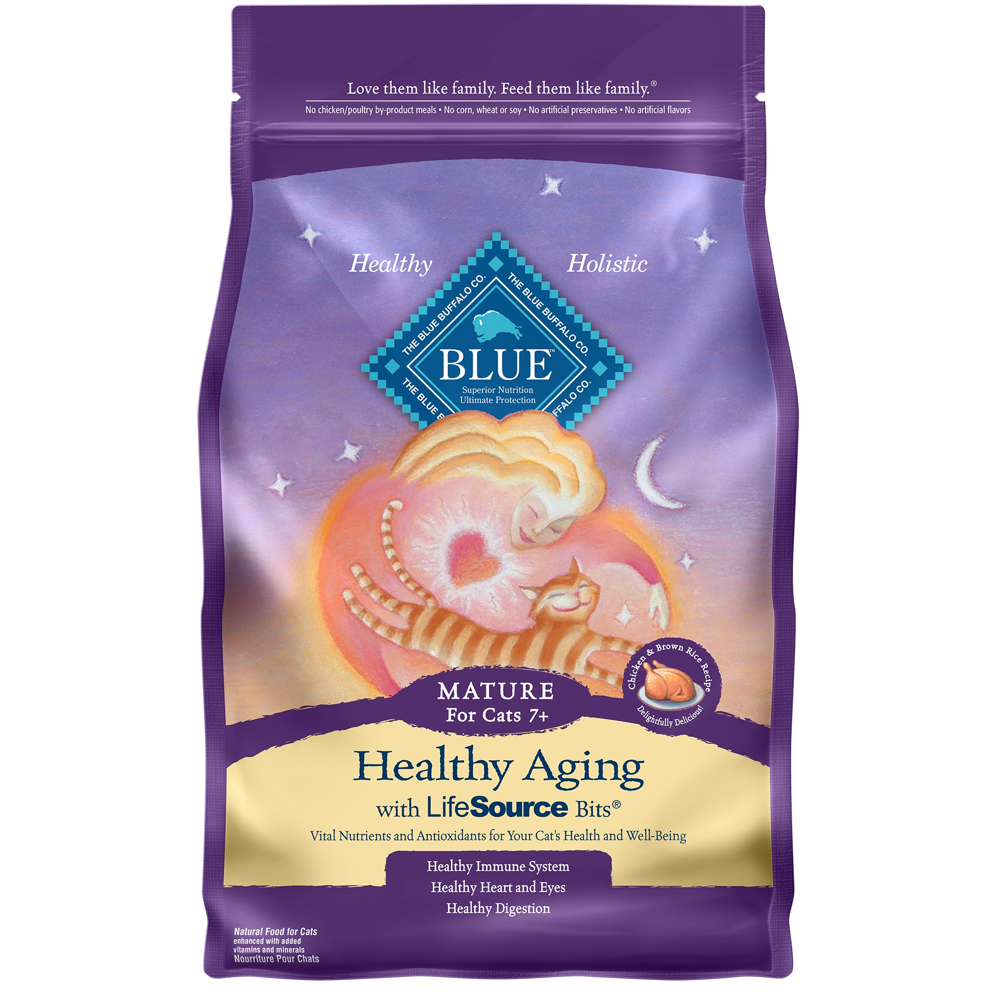 7 Lbs Blue Buffalo Healthy Aging Chicken Brown Rice Recipe