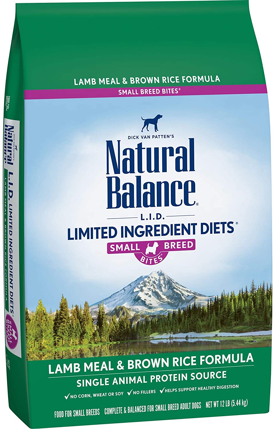 12-Lbs Natural Balance Limited Ingredient Diet Small Breed Dry Dog Food (w/ grains) $15.45 w/ S&S + Free Shipping w/ Amazon Prime
