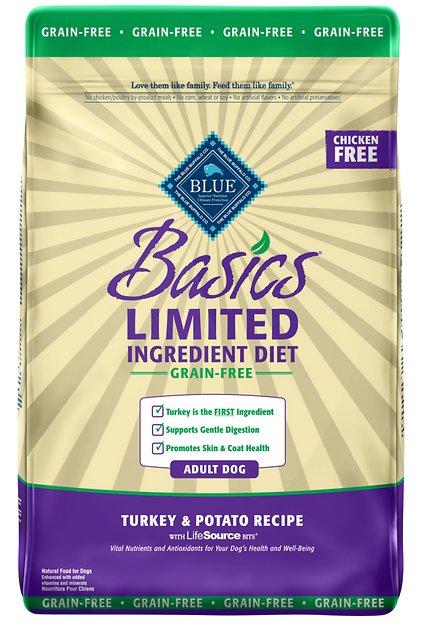 24-Lbs Blue Buffalo Basics Limited Ingredient Diet Dry Dog Food (Turkey & Potato Recipe) $33.40 w/ S&S + Free Shipping w/ Amazon Prime