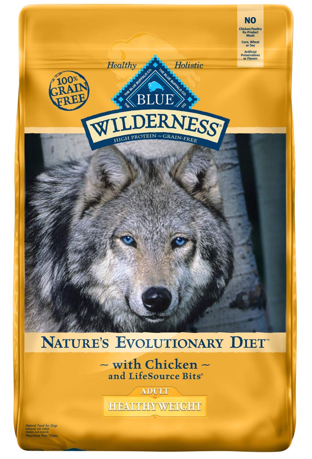 24-Lbs Blue Buffalo Wilderness Healthy Weight Recipe Dry Dog Food $32.45 w/ S&S + Free Shipping w/ Amazon Prime