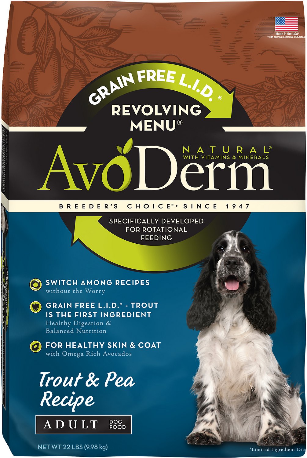 22-Lbs AvoDerm Advanced Sensitive Support Trout & Pea Formula Dry Dog Food $29.50 or less w/ Autoship + Free Shipping $49+