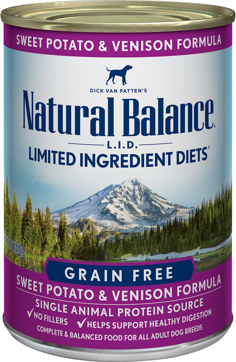 12-Pack Natural Balance Limited Ingredient Diet Wet Dog Food (13-Oz each) $17.25 or less w/ Autoship + Free Shipping $49+ or w/ Amazon Prime