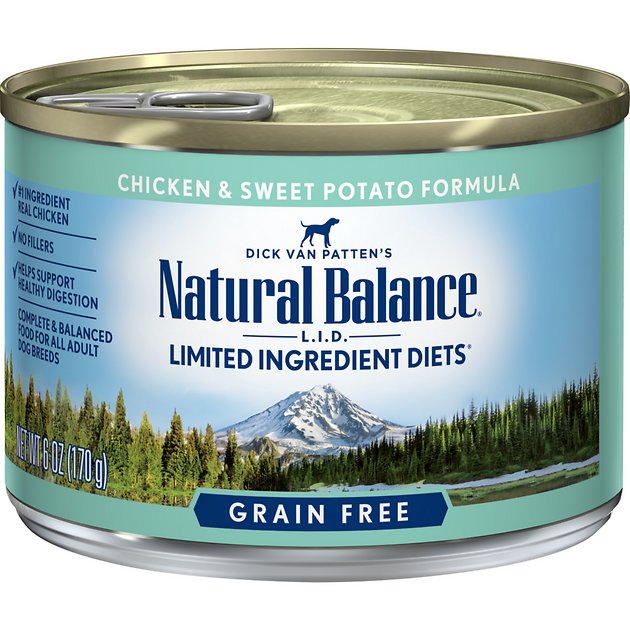12-Pack Natural Balance Limited Ingredient Diet Chicken & Sweet Potato Canned Dog Food (6-Oz each) $12.25 or less w/ Autoship + F/S $49+ or w/ Amazon Prime