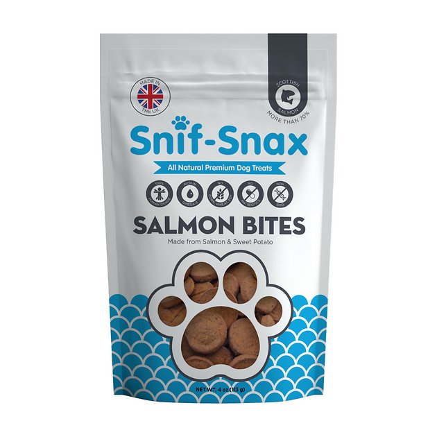 4-Oz Snif-Snax Smoked Salmon & Sweet Potato Dog Treats (Bites or Cutlets) $2.65 w/ S&S + Free Shipping w/ Amazon Prime or Orders $25+