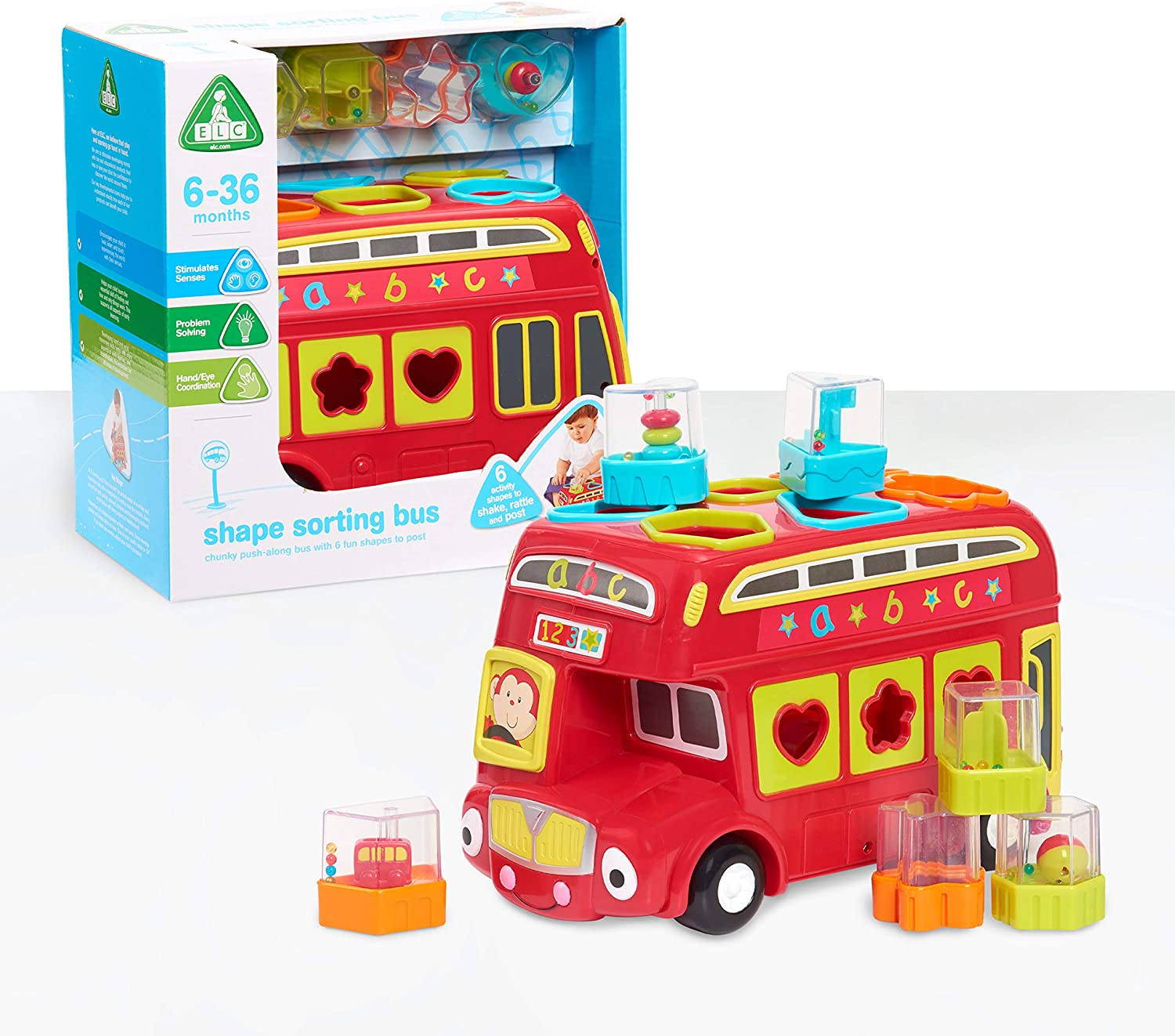 Early Learning Centre: Shape Sorting Bus w/ 6 Shapes $13.50, Wooden Toddle Truck w/ 24 Building Blocks $16.80 + F/S w/ Amazon Prime or Orders $25+