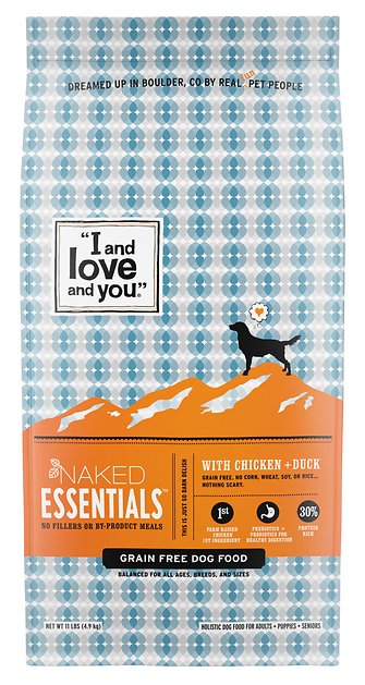 11-Lbs I and Love and You Naked Essentials Dry Dog Food $14.25 w/ S&S + Free Shipping w/ Prime or Orders $25+