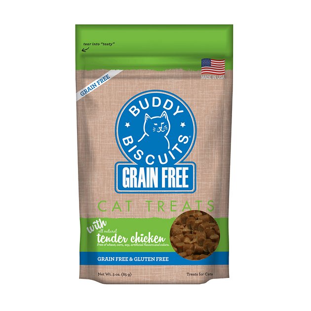 3-Oz Buddy Biscuits Tender Chicken Cat Treats $1.40 w/ S&S + Free Shipping w/ Amazon Prime or Orders $25+