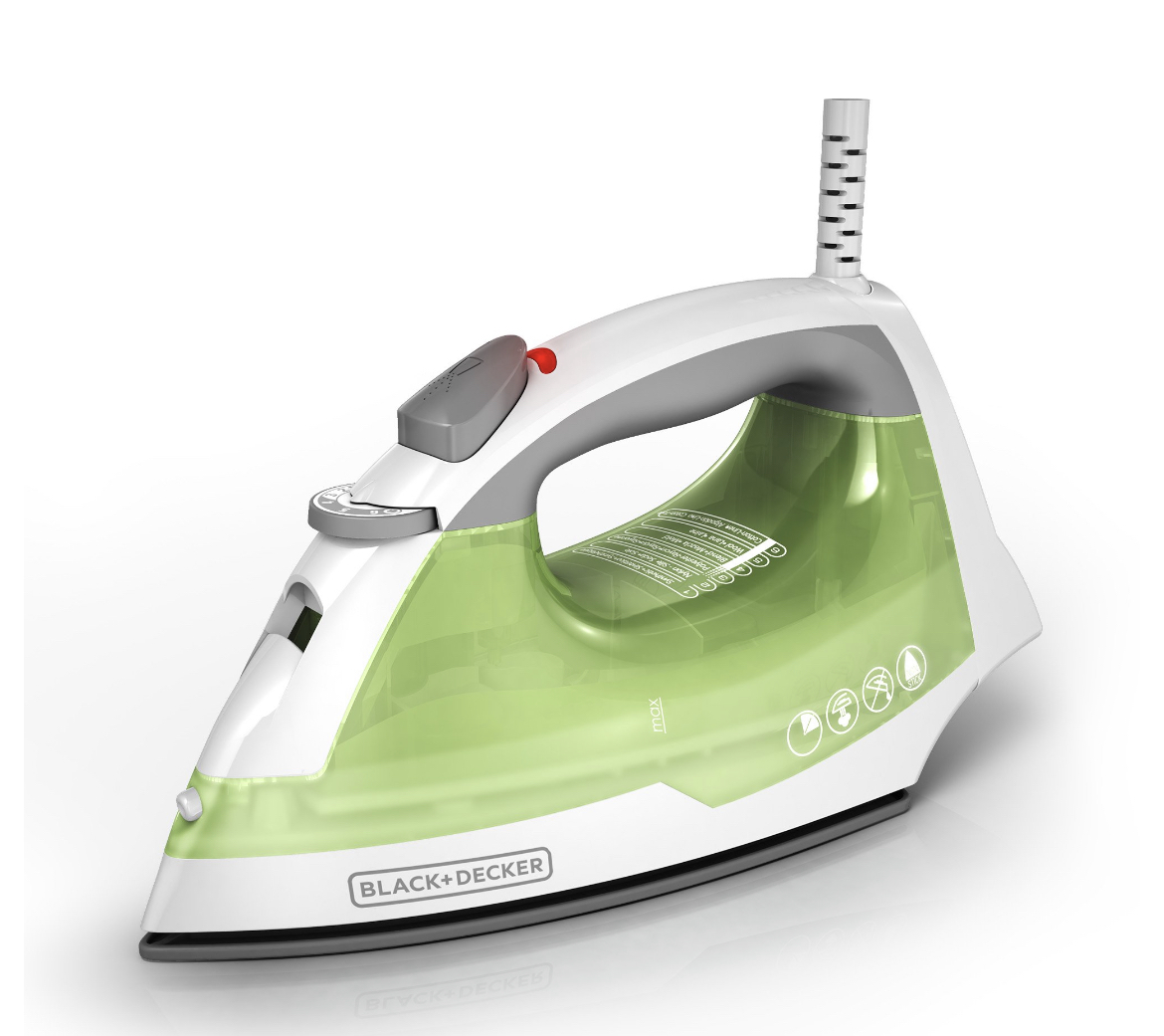 Black Decker Easy Steam Compact Iron IR02V T $10 36