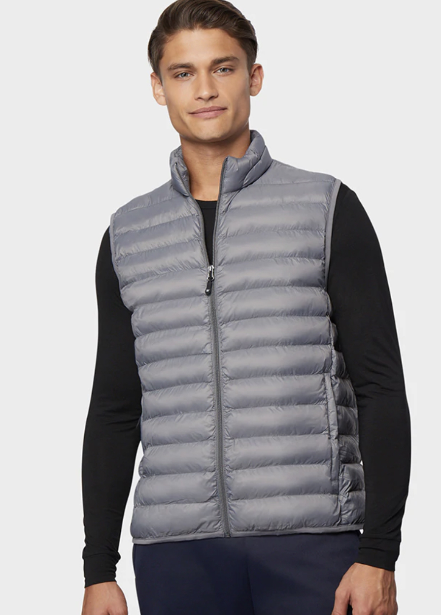 32 Degrees - MEN'S LIGHTWEIGHT RECYCLED POLY-FILL PACKABLE VEST $14.99