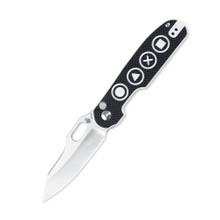 Kizer Cormorant V3 Button Lock Folding Knife Black/White G10 Handle S35VN Blade - $81 at White Mountain Knives