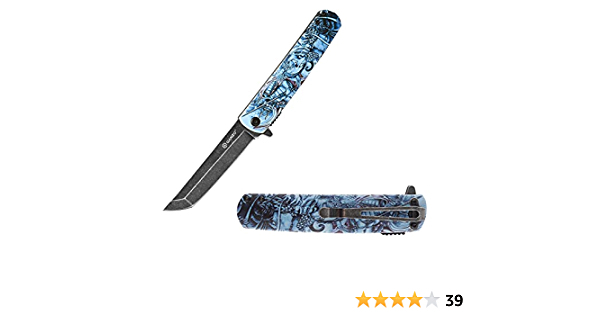Ganzo G626 Folding Pocket Knife ABS Handle 440C Steel Blade - $10.99