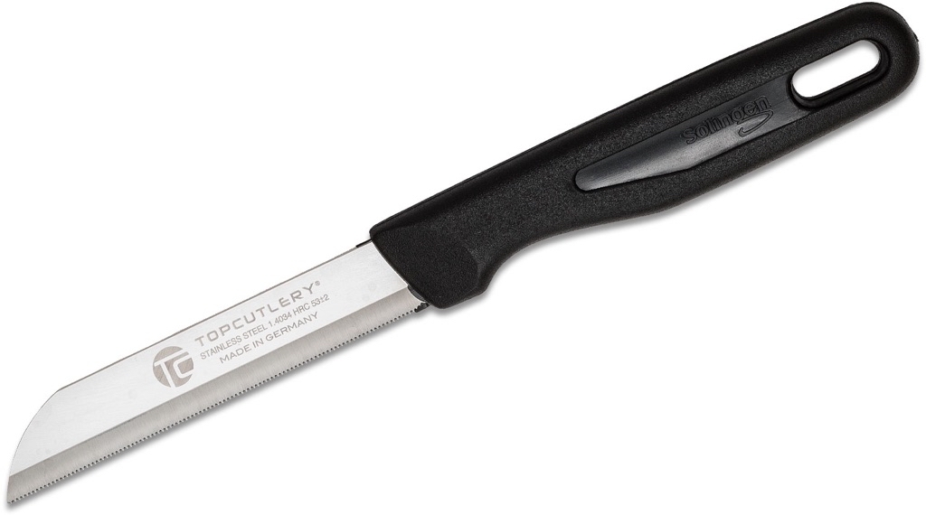Top Cutlery German Paring Knife 3.25" Stainless Micro Serrated Blade