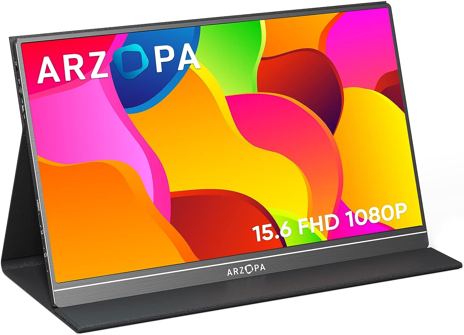 ARZOPA Portable Monitor, 15.6'' 1080P FHD Laptop Monitor USB C HDMI Computer Display $66.99