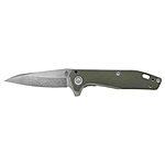 Gerber Fastball Flipper Knife - 3.0&quot; Plain Edge CPM-S30V Wharncliffe Blade - Flat Sage Anodized Aluminum Handle - $69.99
